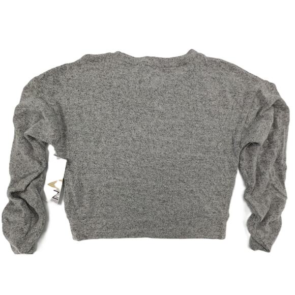 Zella Other - Zella Grey Ruched Long Sleeved Tunic Top Girls Small - 7/8